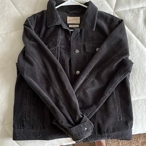 black corduroy jacket